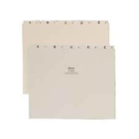 Pen2Paper A thru Z Pressboard Guide- .2 Tab Cut- Letter- Green PE3207091